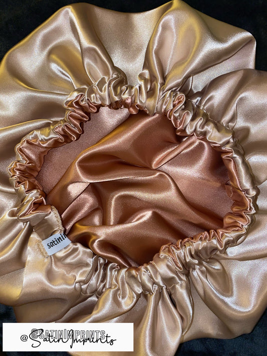 Reversible Double Satin Bonnet