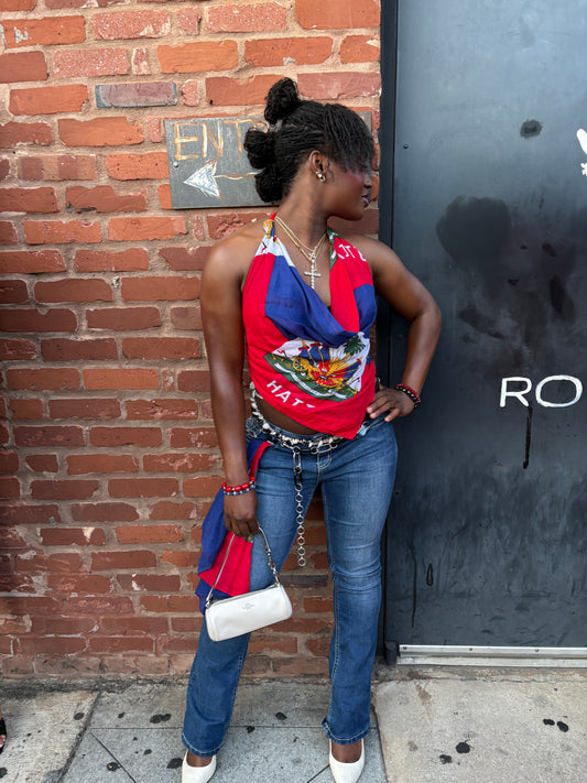 Haitian Cowl Neck Top