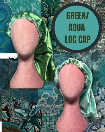 Seafoam Blue/Green Reversible Loc-Cap