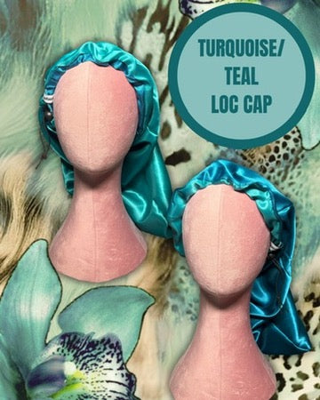 Turquoise/Teal Reversible Loc-Cap