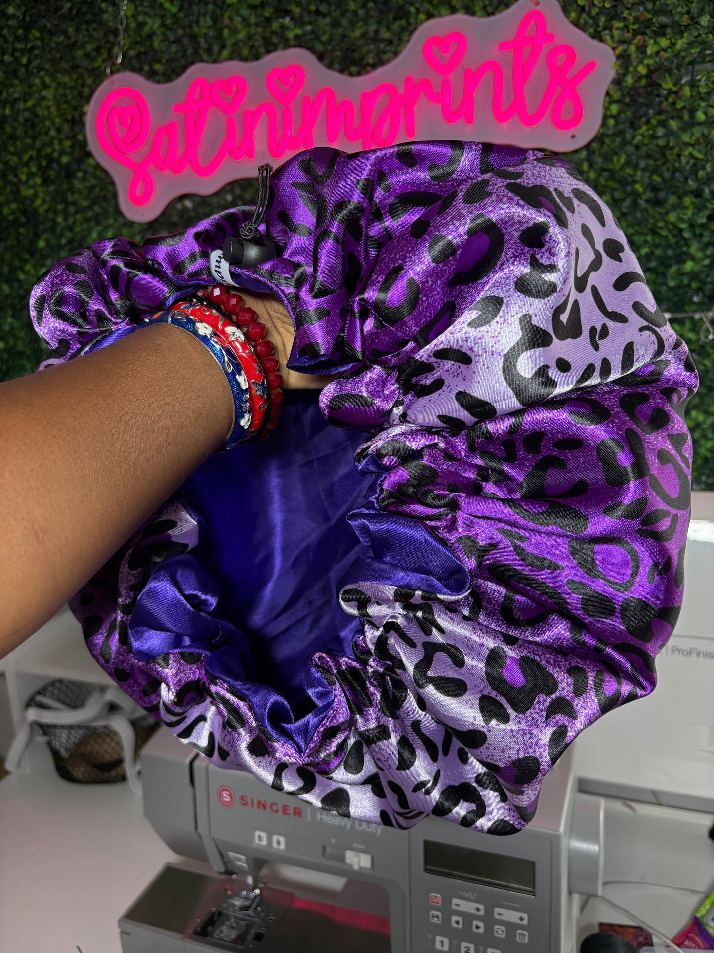 Purple cheetah