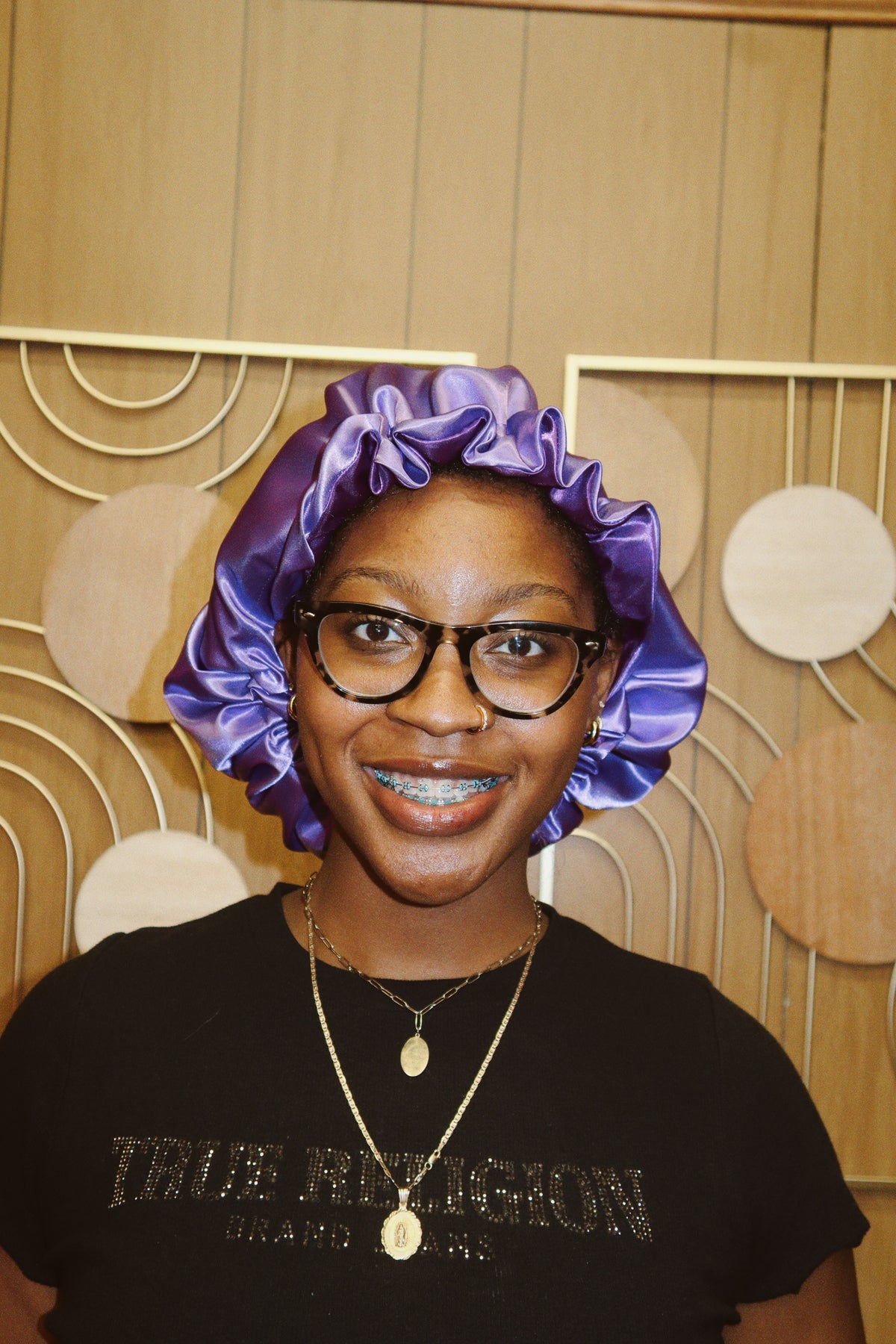 Reversible Double Satin Bonnet