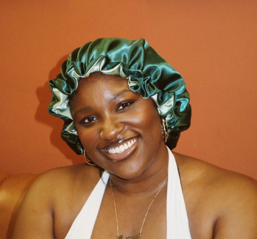 Sage Green/Forest Green Bonnet