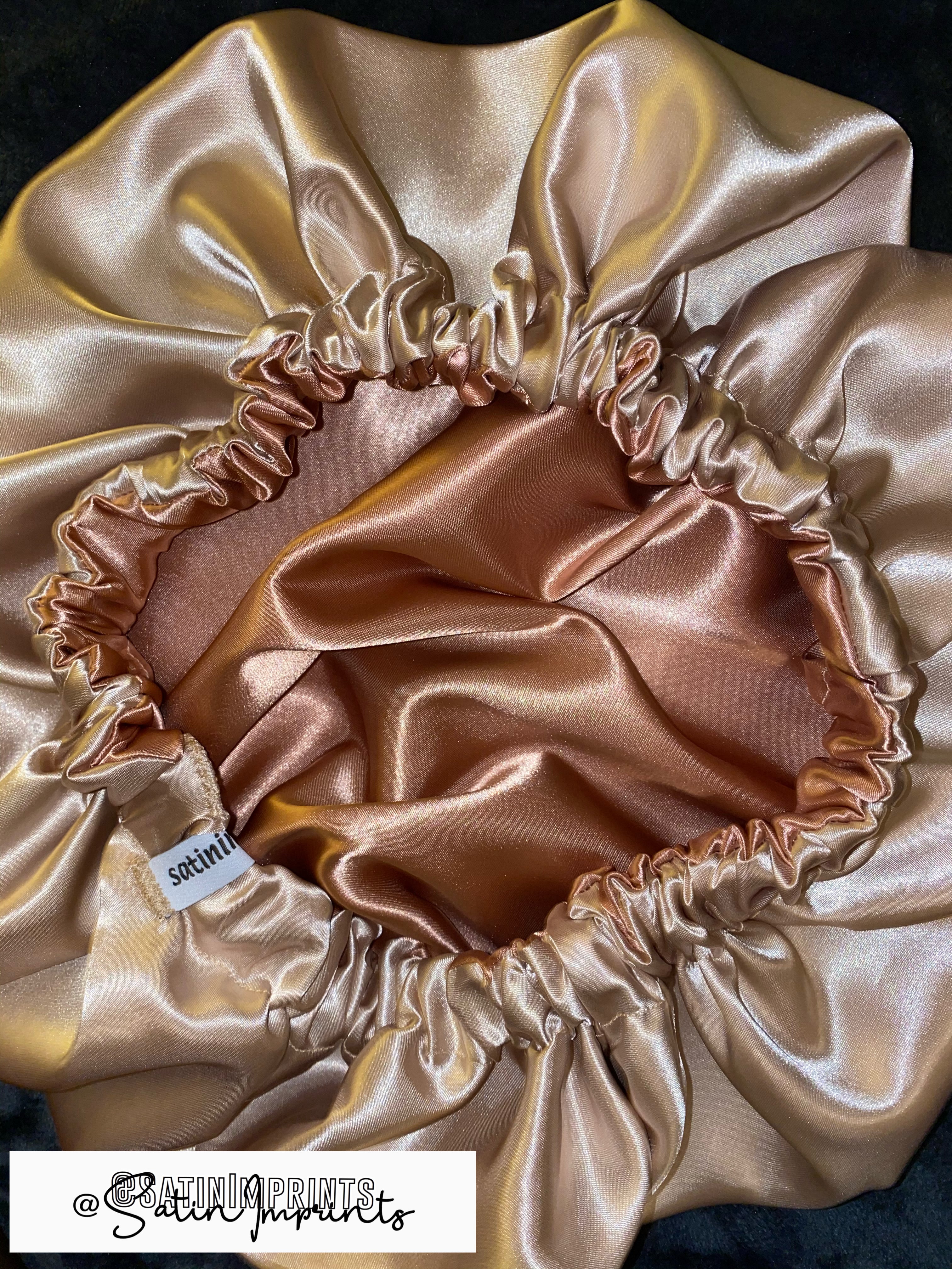 Reversible Double Satin Bonnet
